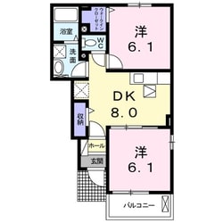 カーサ・エルシア　Iの物件間取画像